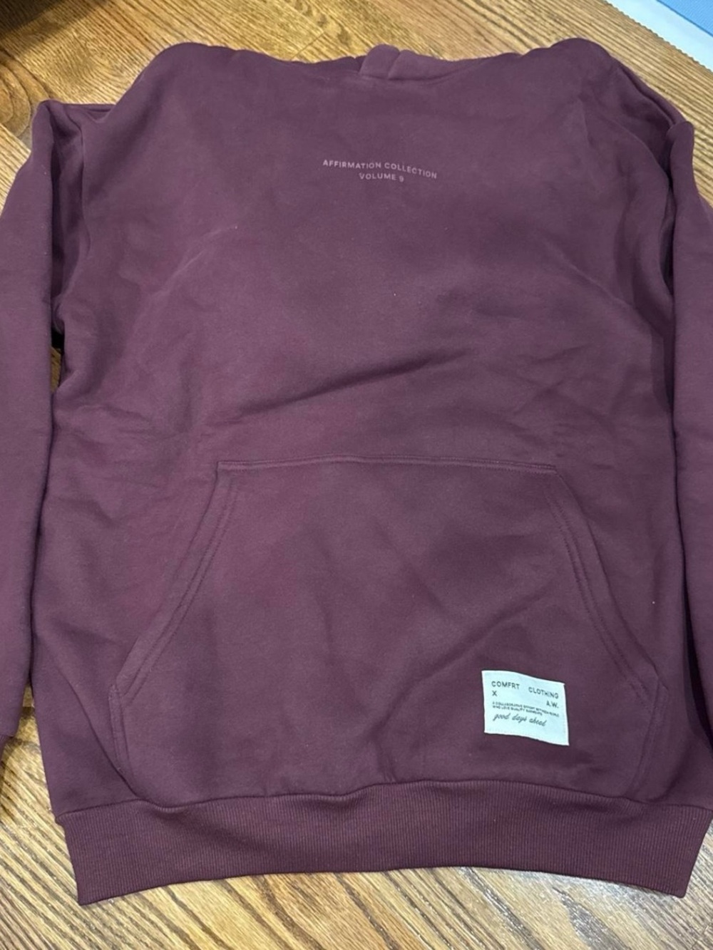 Affirmation Collection Volume 9 Maroon Pullover Hoodie